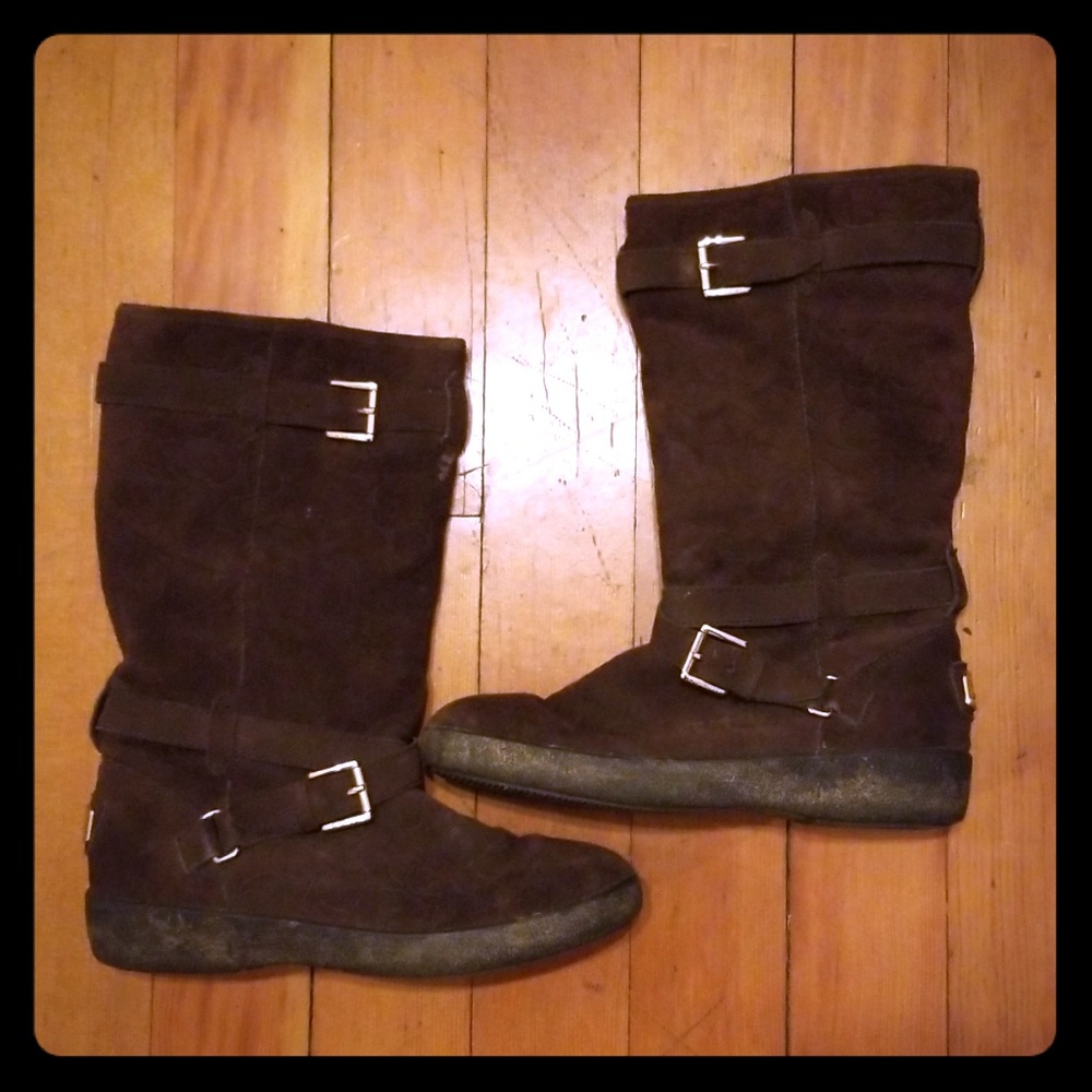 Coach Ugg style boots 9